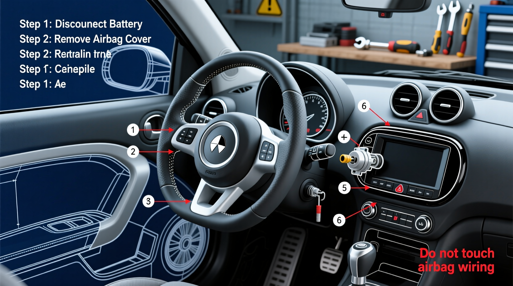 smart fortwo aftermarket steering wheel install