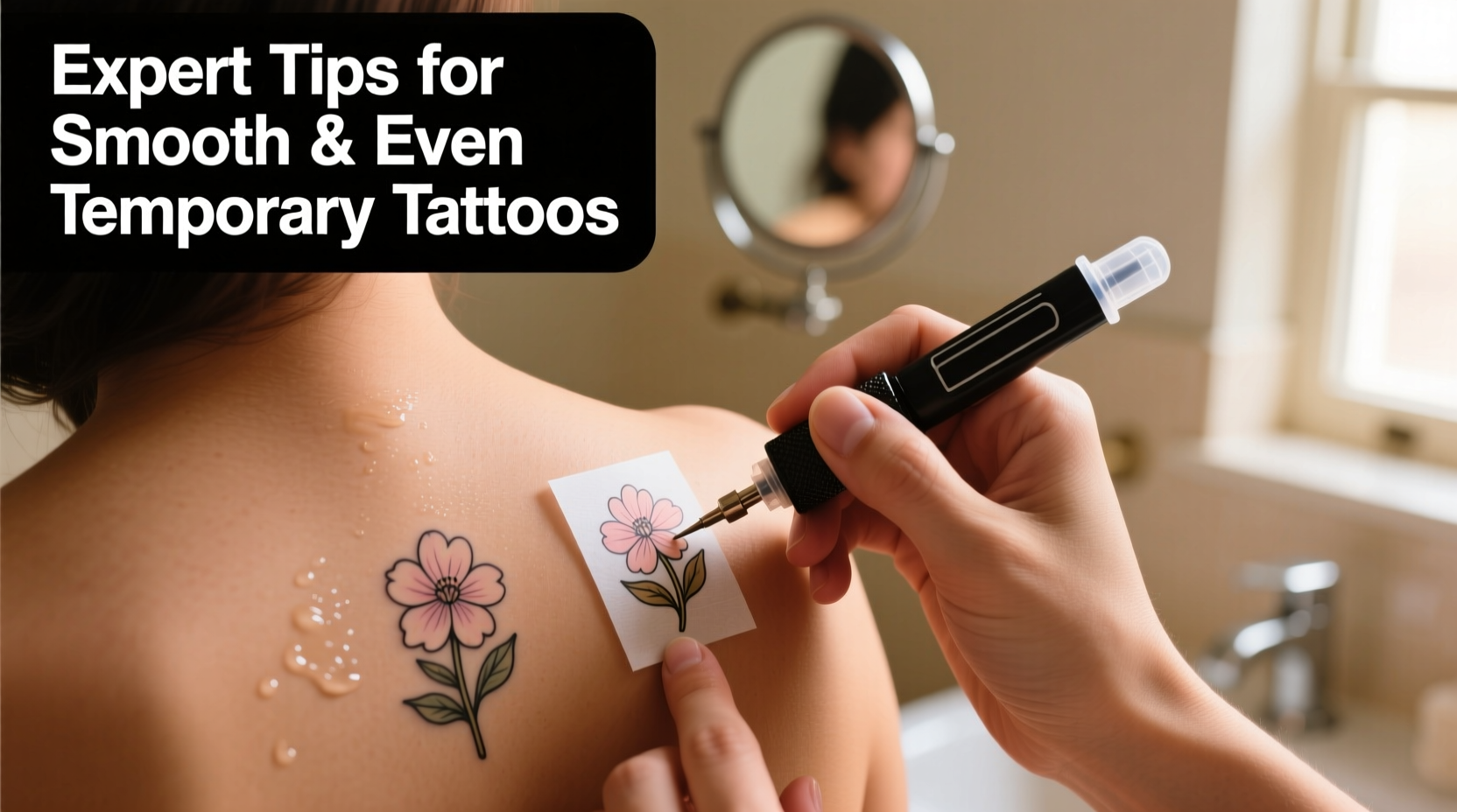 expert tips for applying temporary back tattoos smoothly and evenly