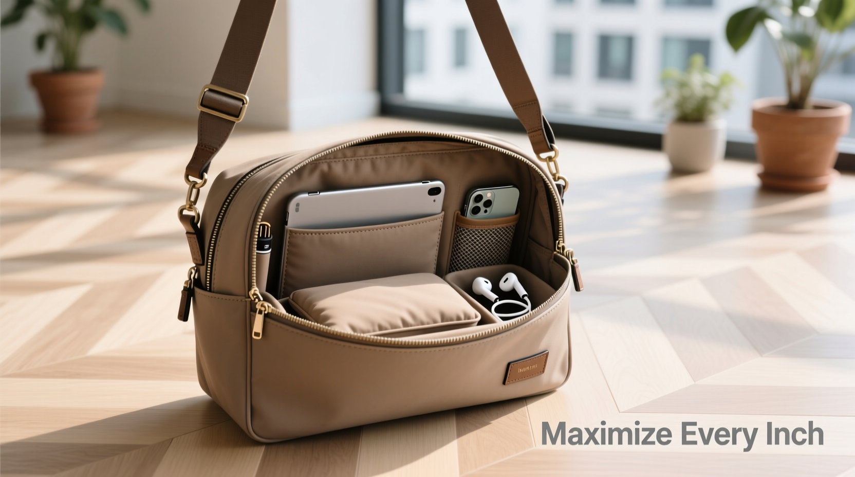 ultimate guide to effortlessly organize and maximize space in your large capacity crossbody bag