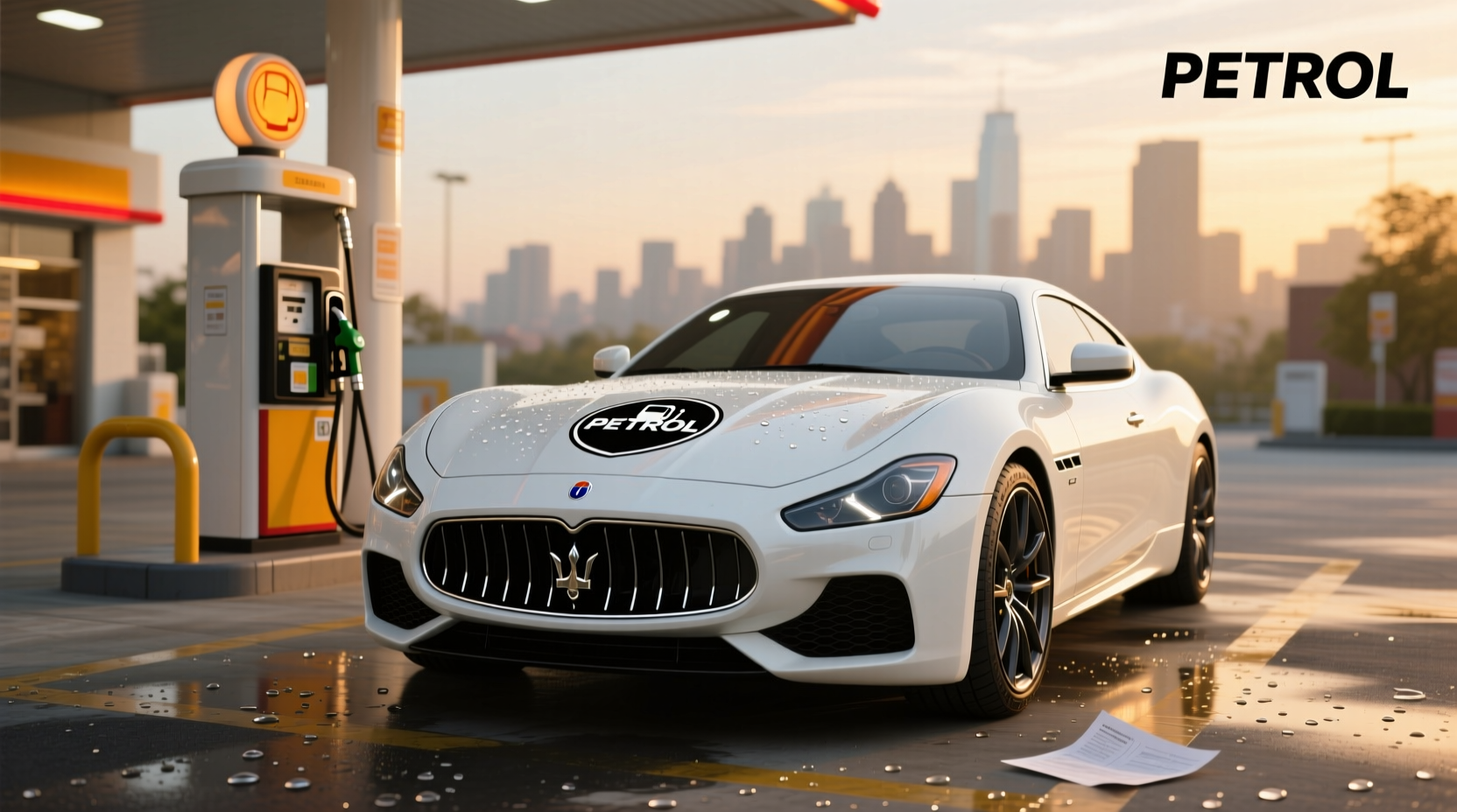 How to Choose the Right Petrol Sticker for a White Car