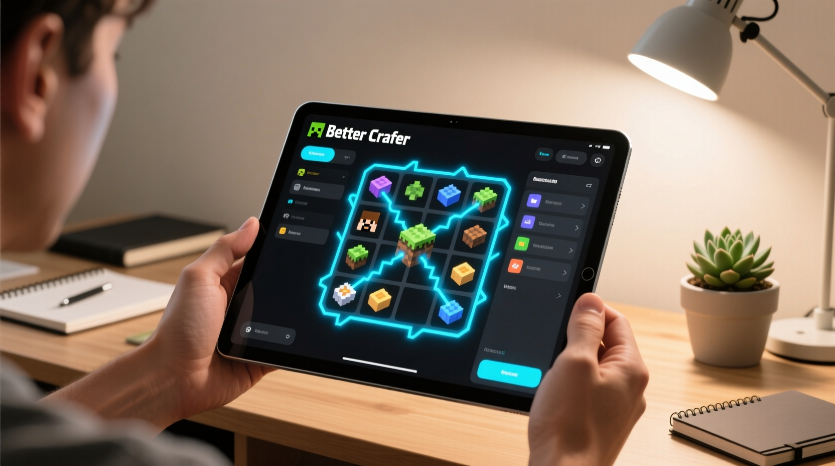 Better Crafter mod in Minecraft showing automated crafting grid