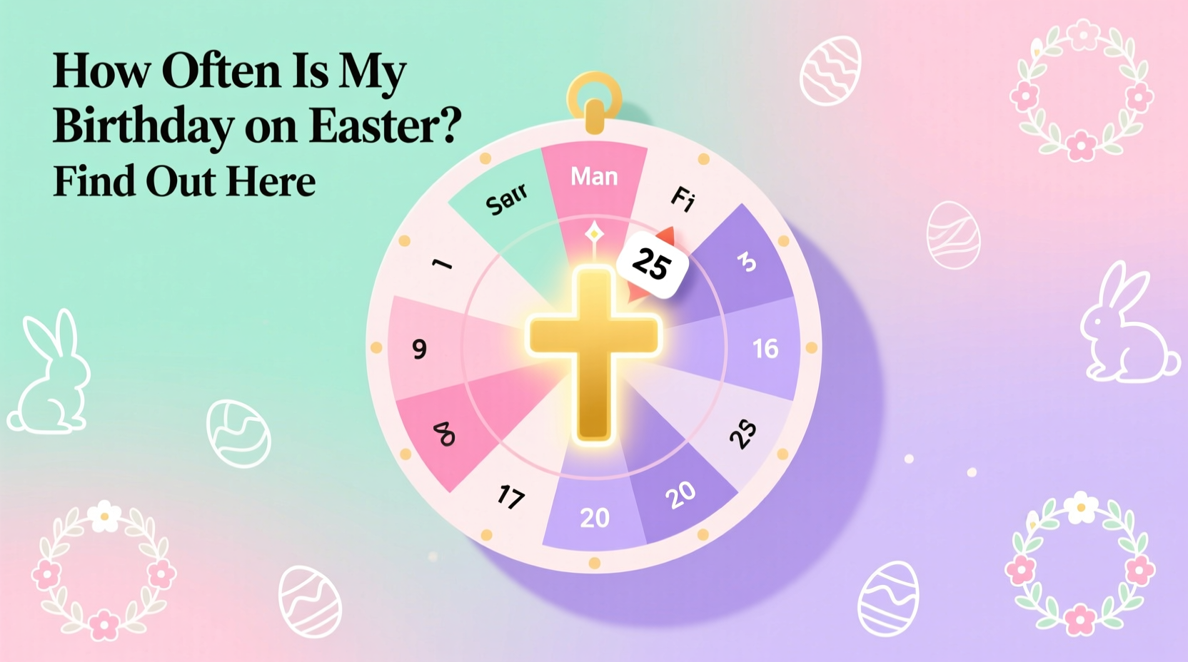 how often is my birthday on easter