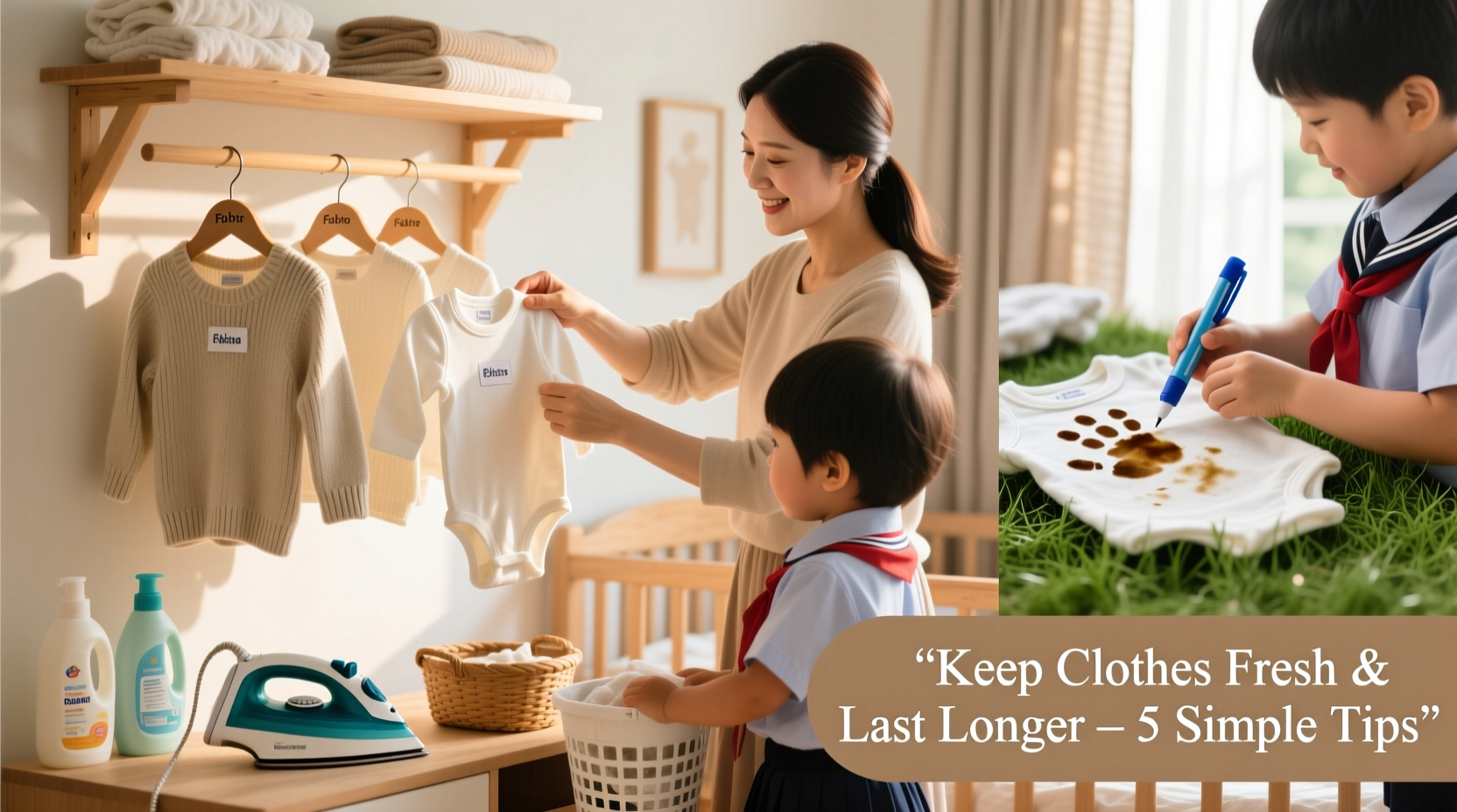 practical tips to maintain your kids clothes in great condition for longer