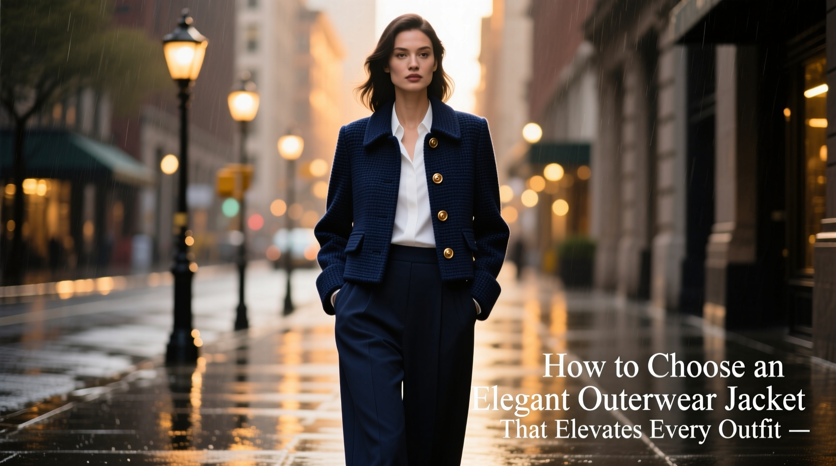 how to choose an elegant outerwear jacket that elevates every outfit