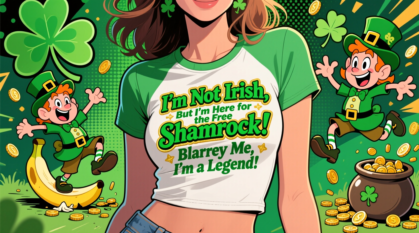 funny st patricks day shirt womens
