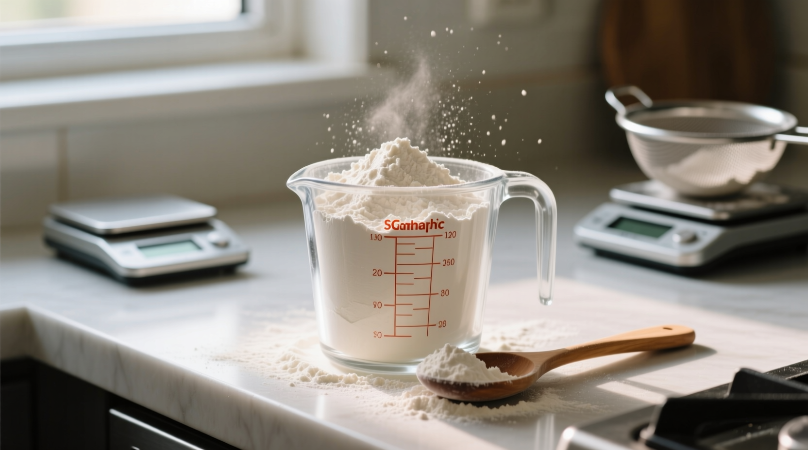 how to measure flour correctly