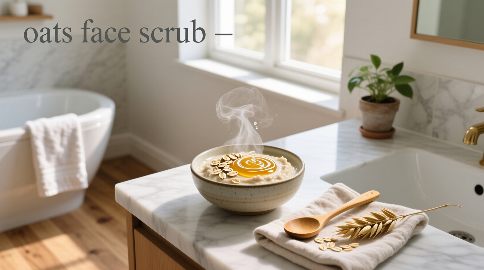 oats face scrub guide