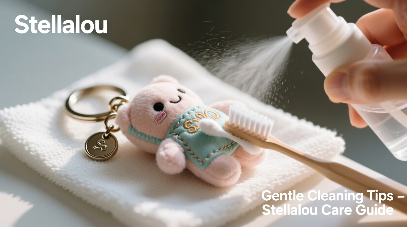 effective and safe methods to clean your stellalou plush keychain without damage