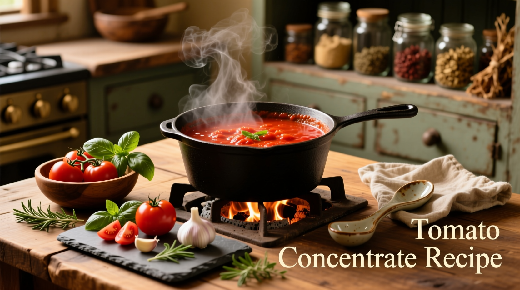 Homemade Tomato Concentrate Recipe: 3-Ingredient Method