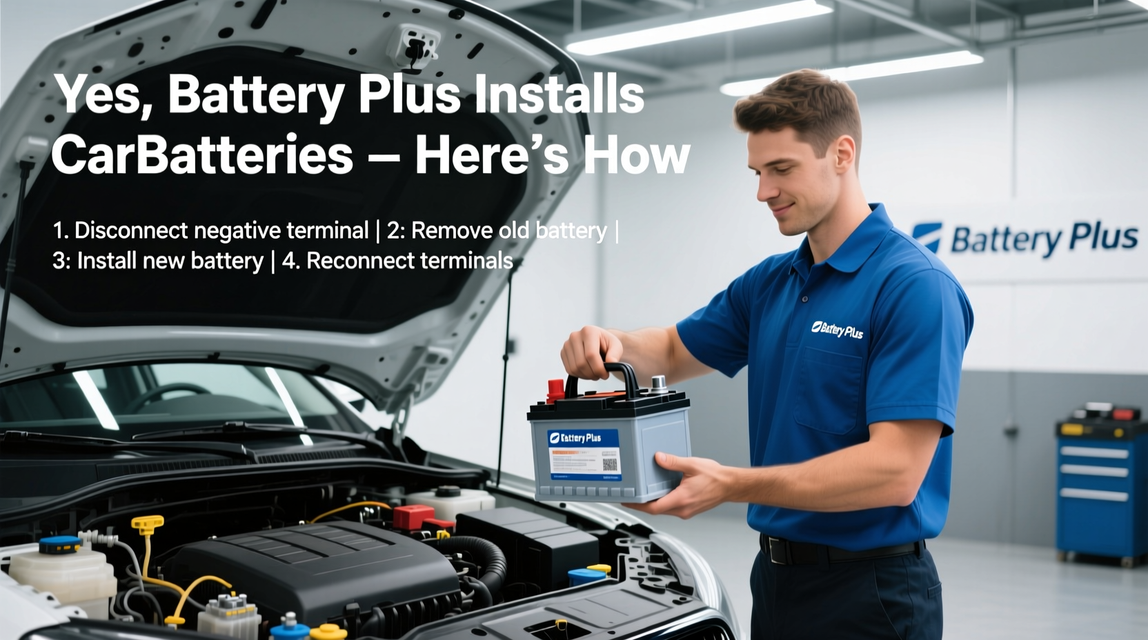 does battery plus install car batteries