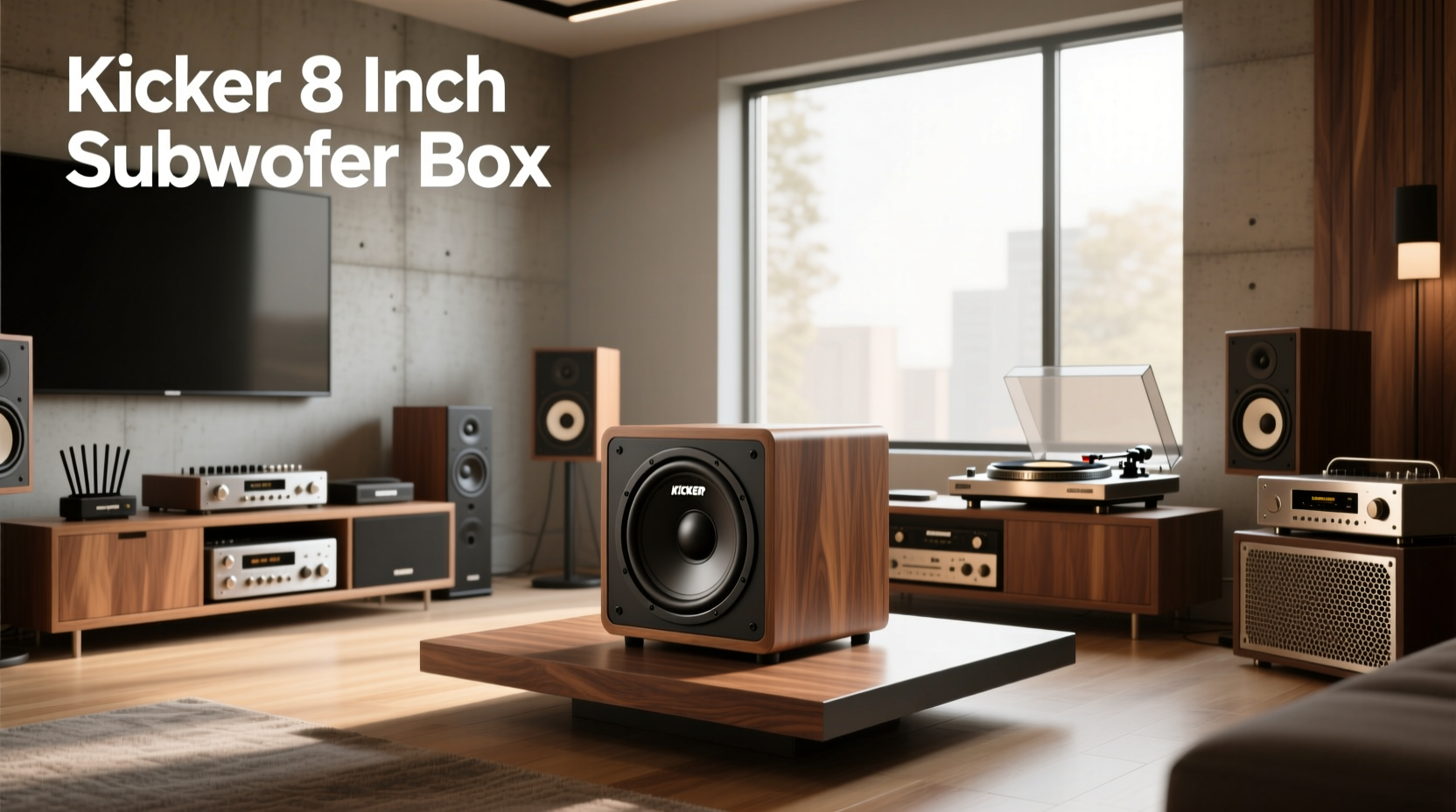 kicker 8 inch subwoofer box buying guide