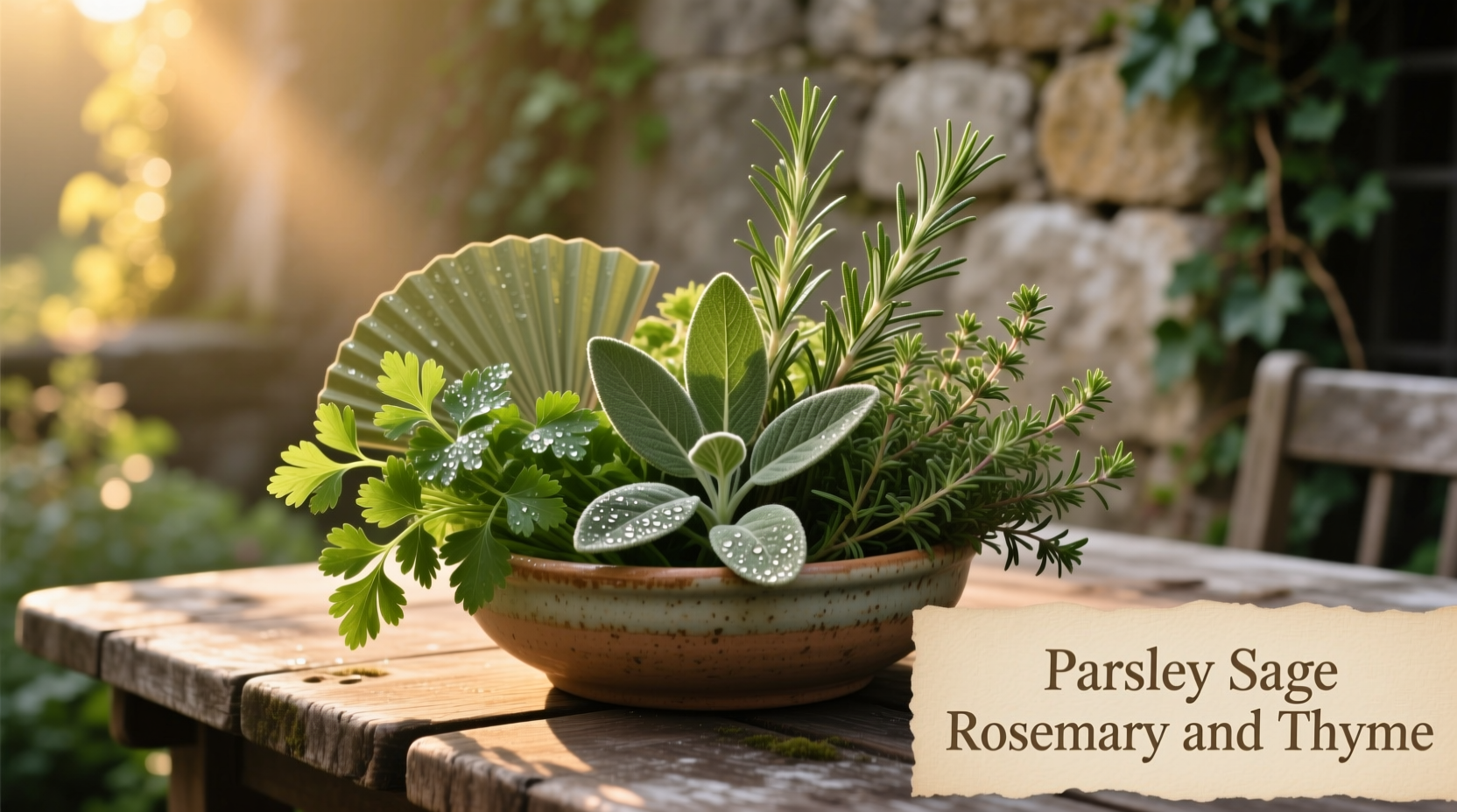 Parsley Sage Rosemary and Thyme: Culinary Power Quartet