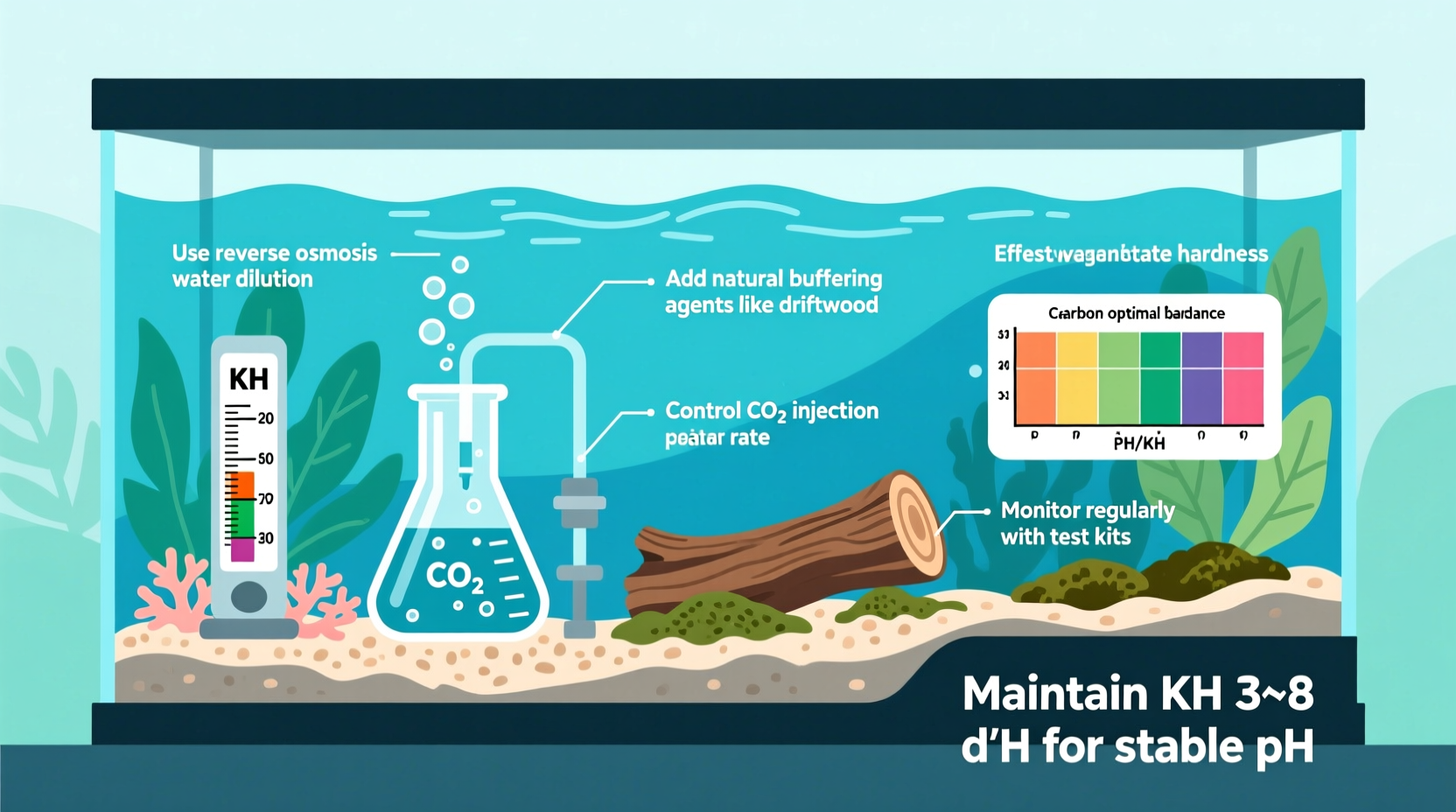 effective strategies to safely lower kh in your freshwater aquarium for a balanced habitat
