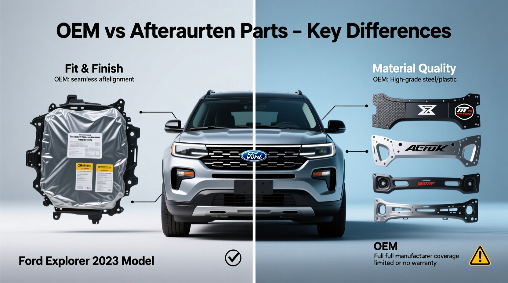 Ford Explorer OEM vs Aftermarket Parts: Key Differences