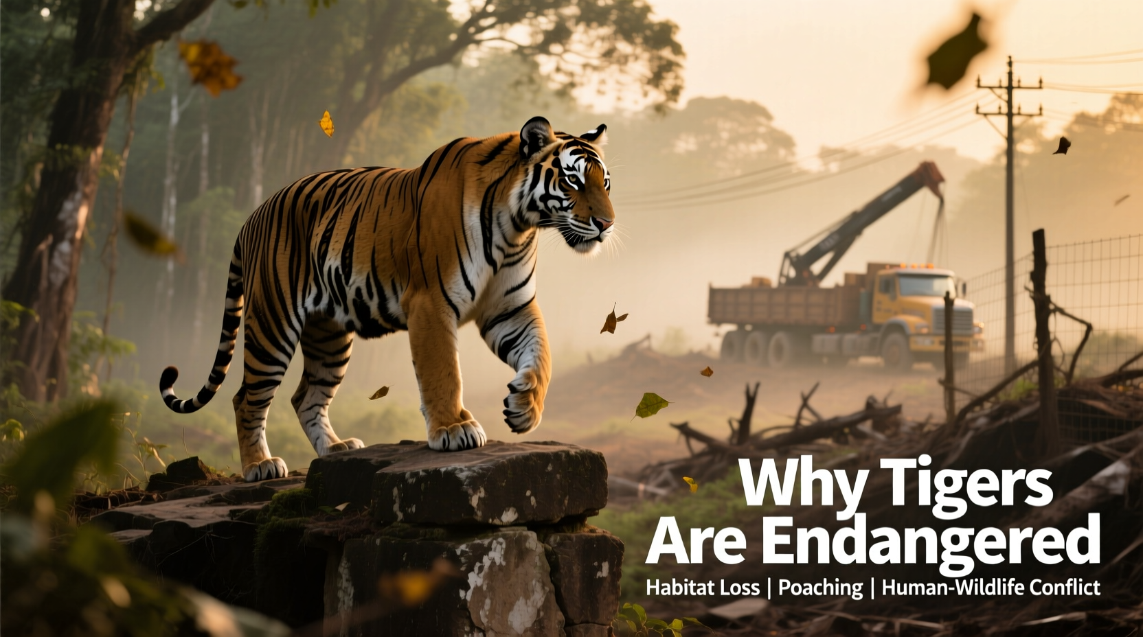 why are tigers endangered top reasons conservation efforts