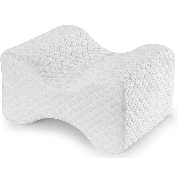 Memory Foam Knee Foot Pillow Contour Wedge Pillow Orthopedic Leg Pillow For Side Sleeper