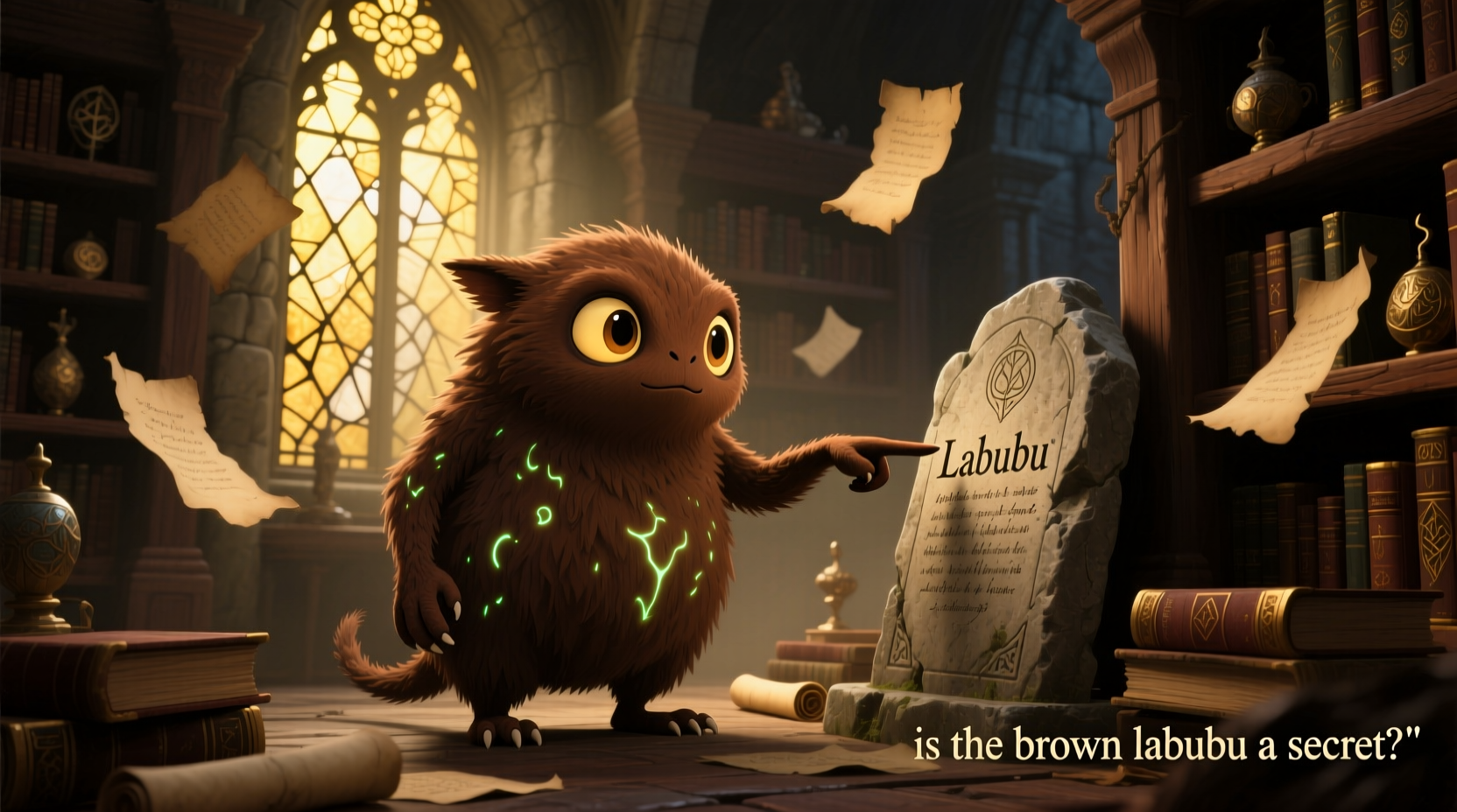 is the brown labubu a secret