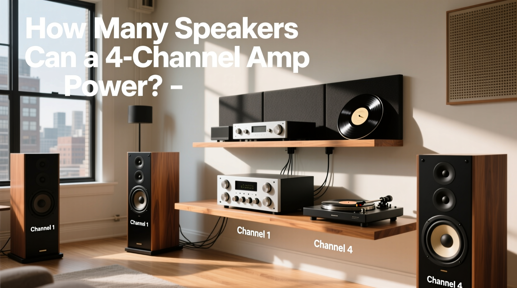 How to Choose a 4 Channel Amplifier: How Many Speakers Can It Power?