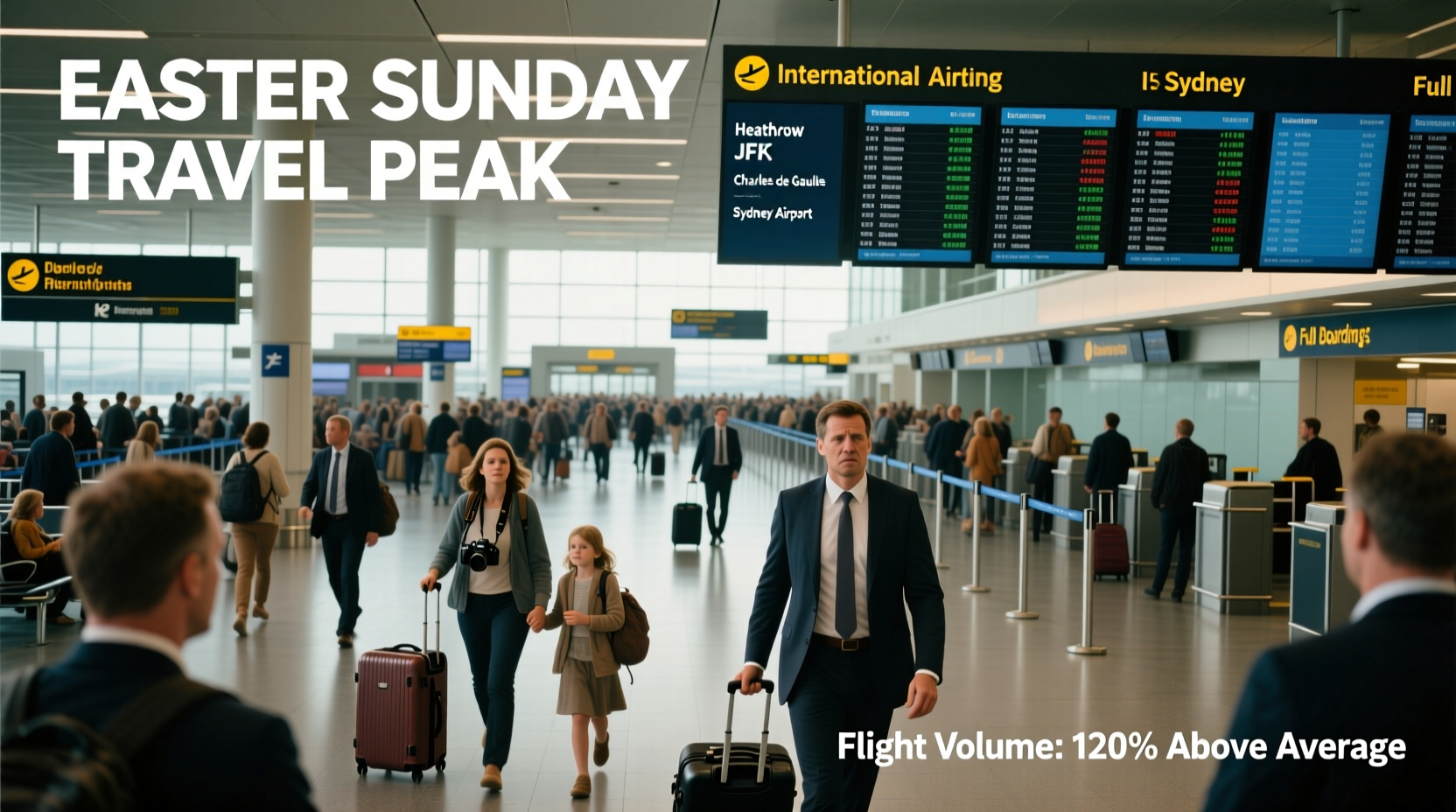 is easter sunday busy at airports