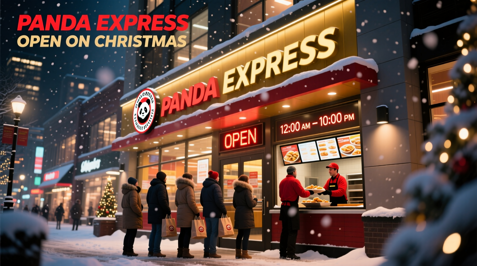 is panda express open on christmas near me