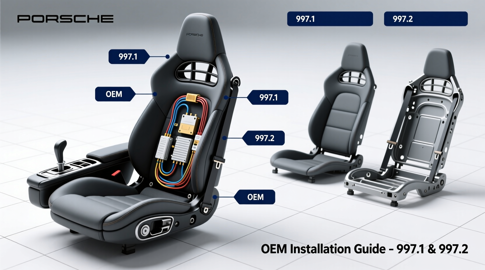 997 Heated Seats Install: OEM Guide for 997.1 & 997.2