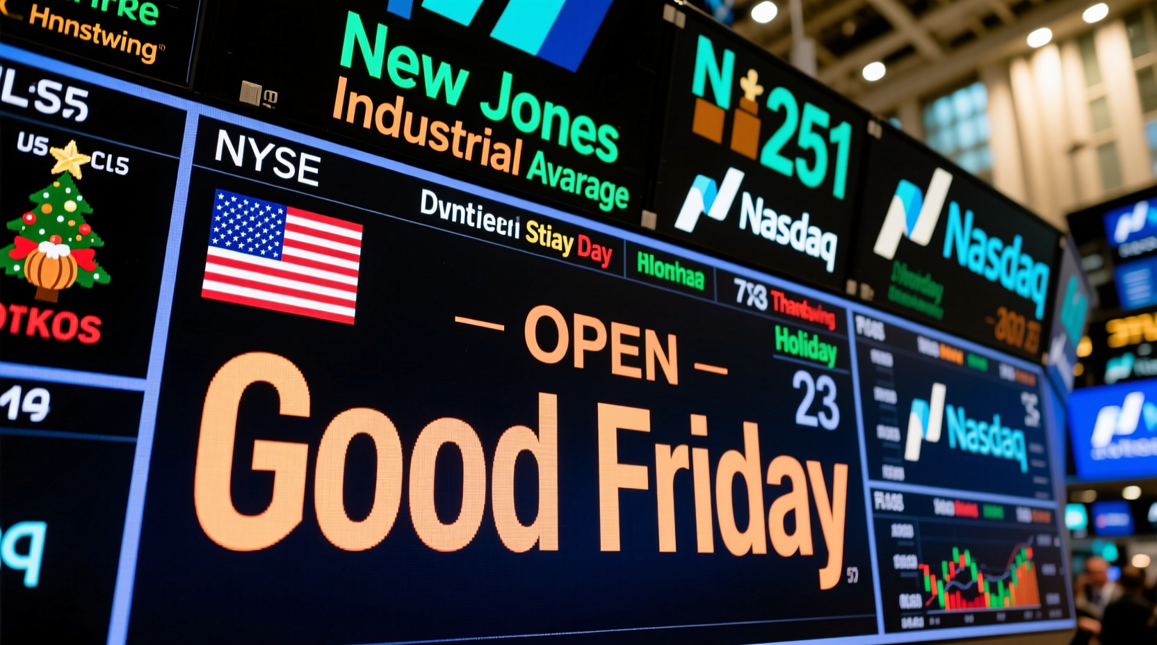is dow jones open on good friday