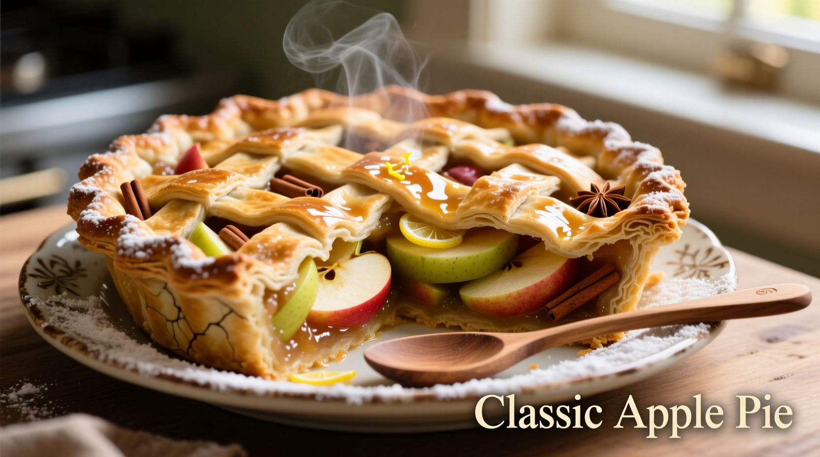 classic apple pie recipe with tart apples and flaky crust for perfect baking