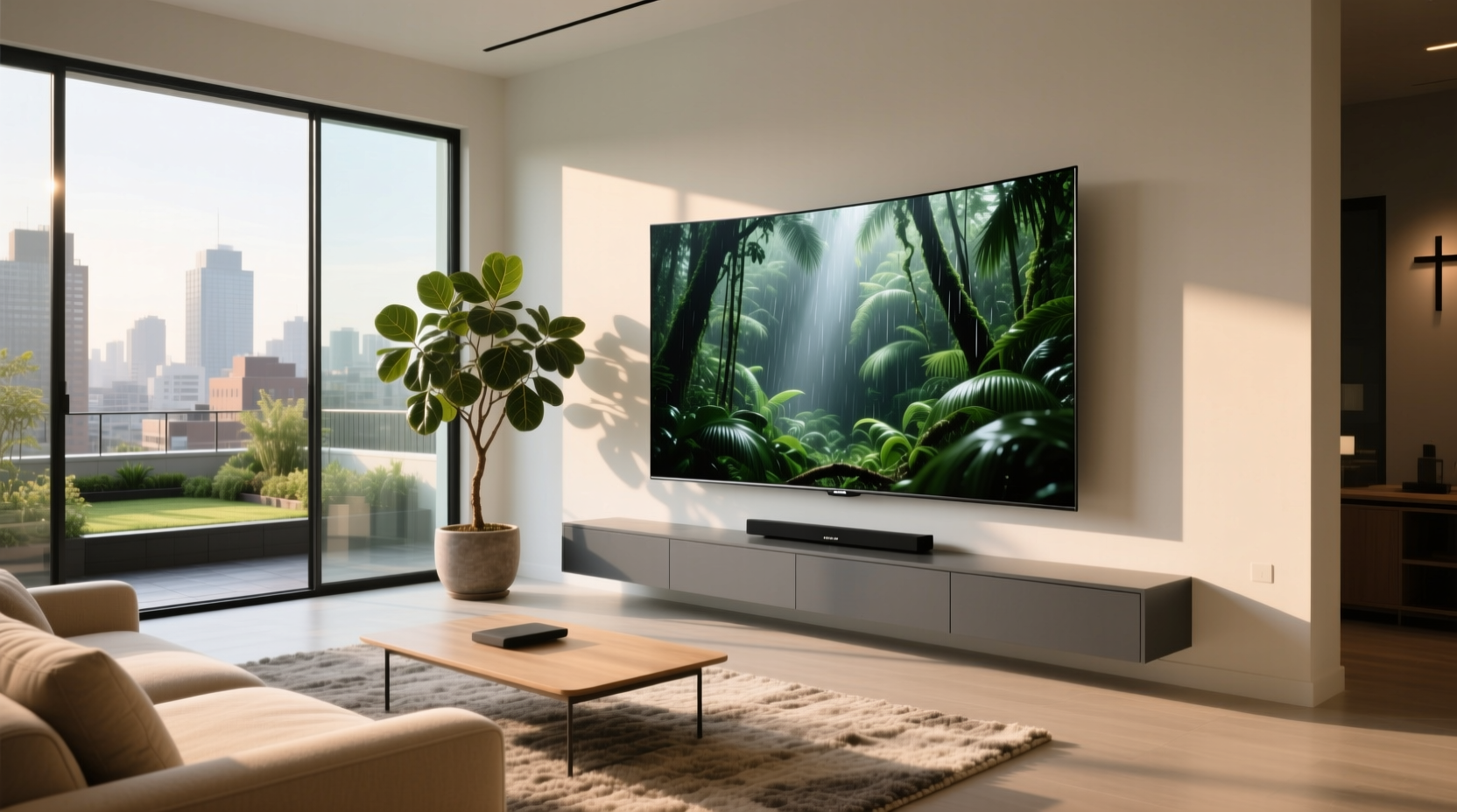 100 inch display guide tv vs projector screen