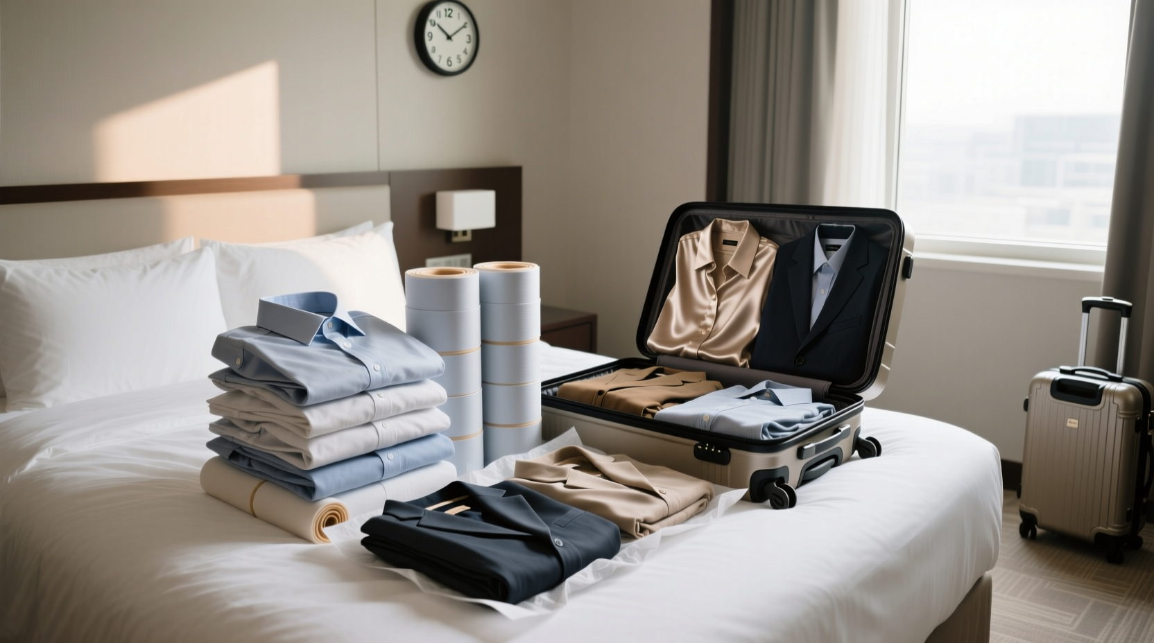 how to pack clothes without wrinkles