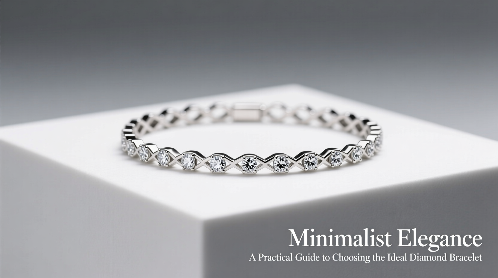 minimalist elegance a practical guide to choosing the ideal diamond bracelet