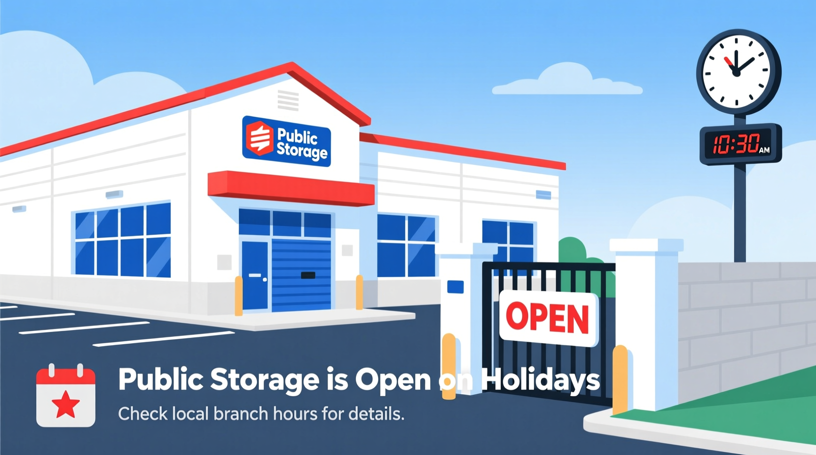 is public storage open on holidays