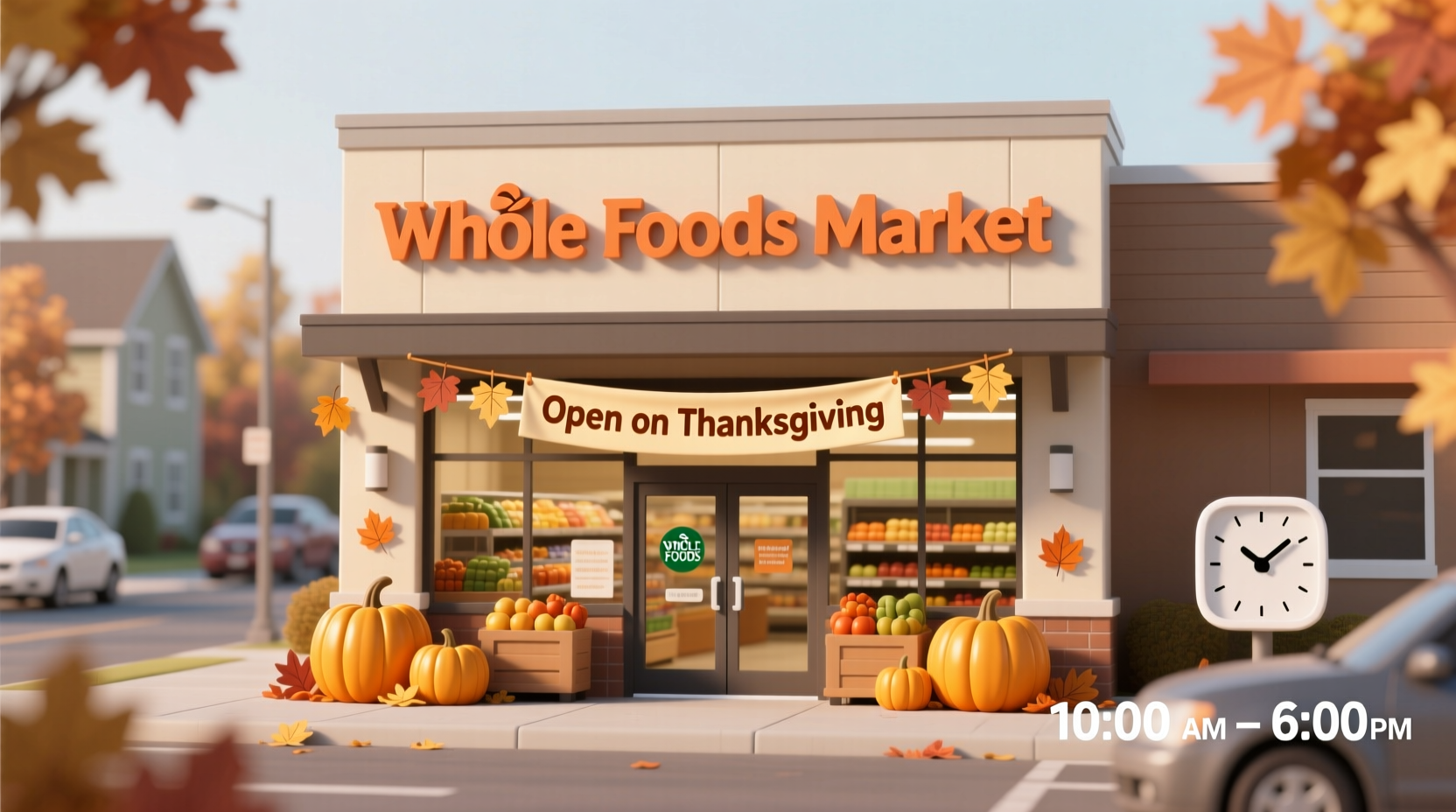 is wholefoods open on thanksgiving