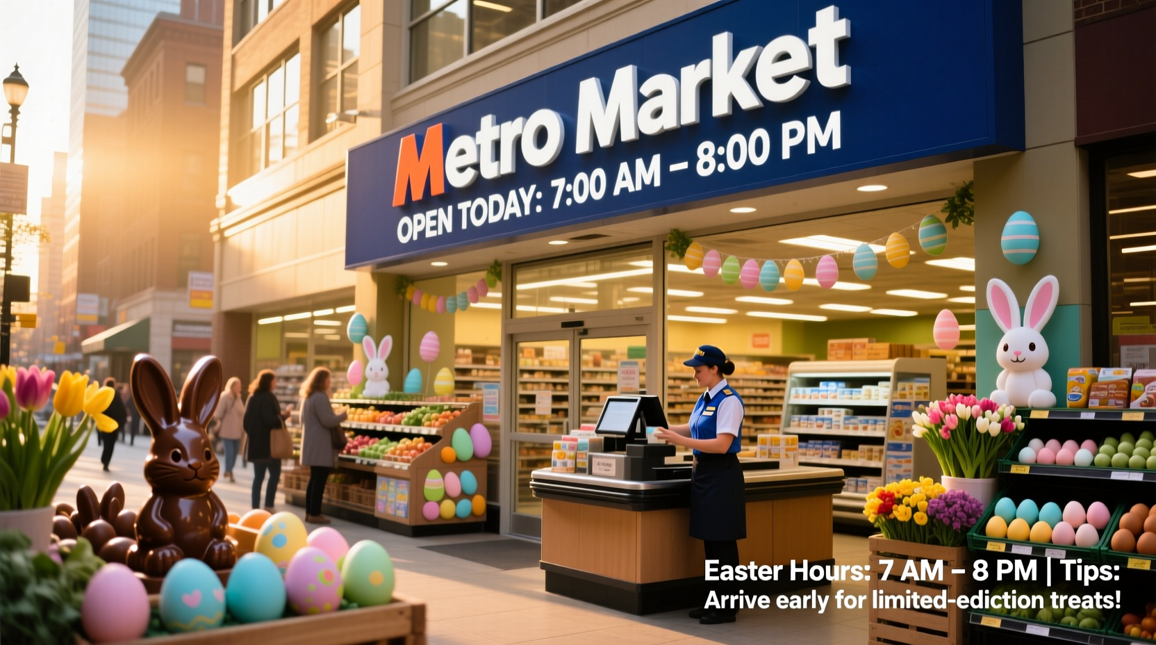 is metro market open on easter