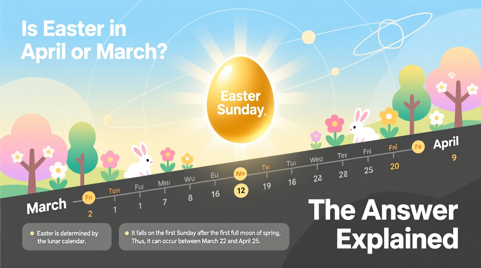 is easter in april or march