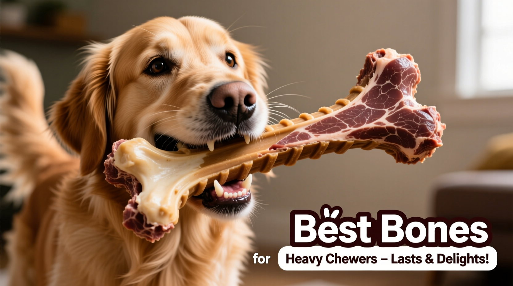 best bones for heavy chewers that last and delight your pup