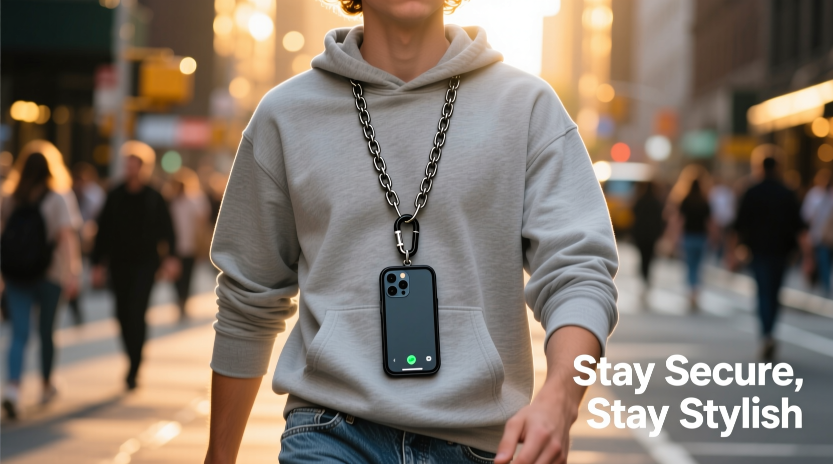 creative ways to protect your phone using a chain lanyard for everyday security