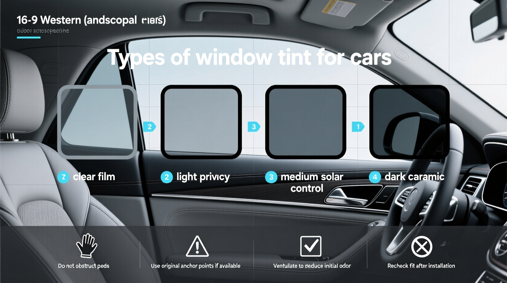 Types of Tints for Car Windows Buying Guide