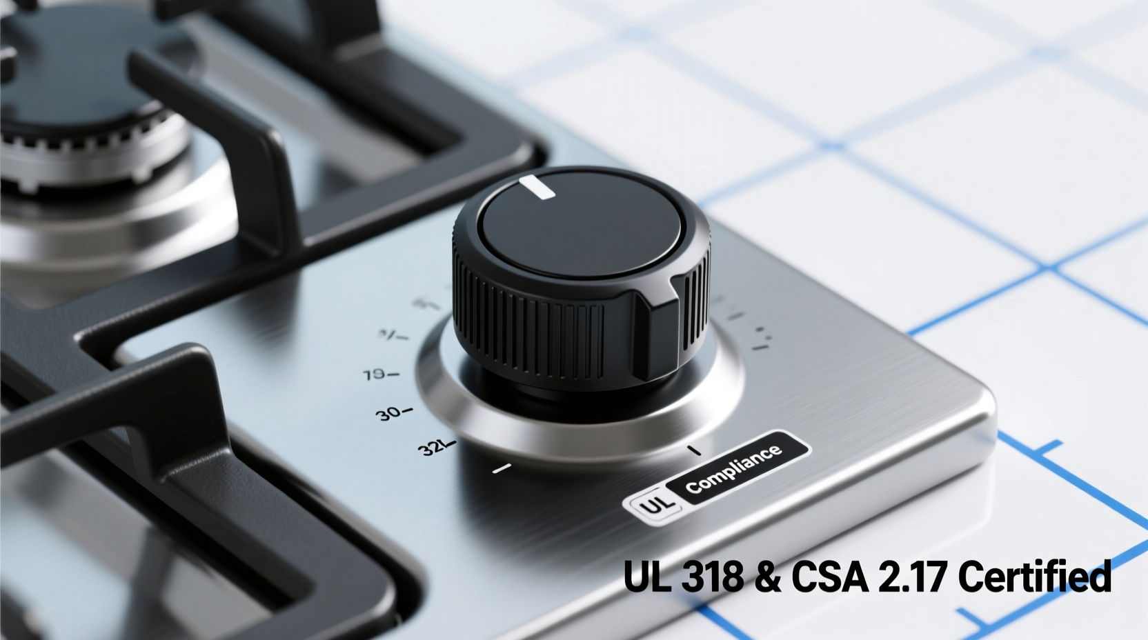 gas stove knob safety code