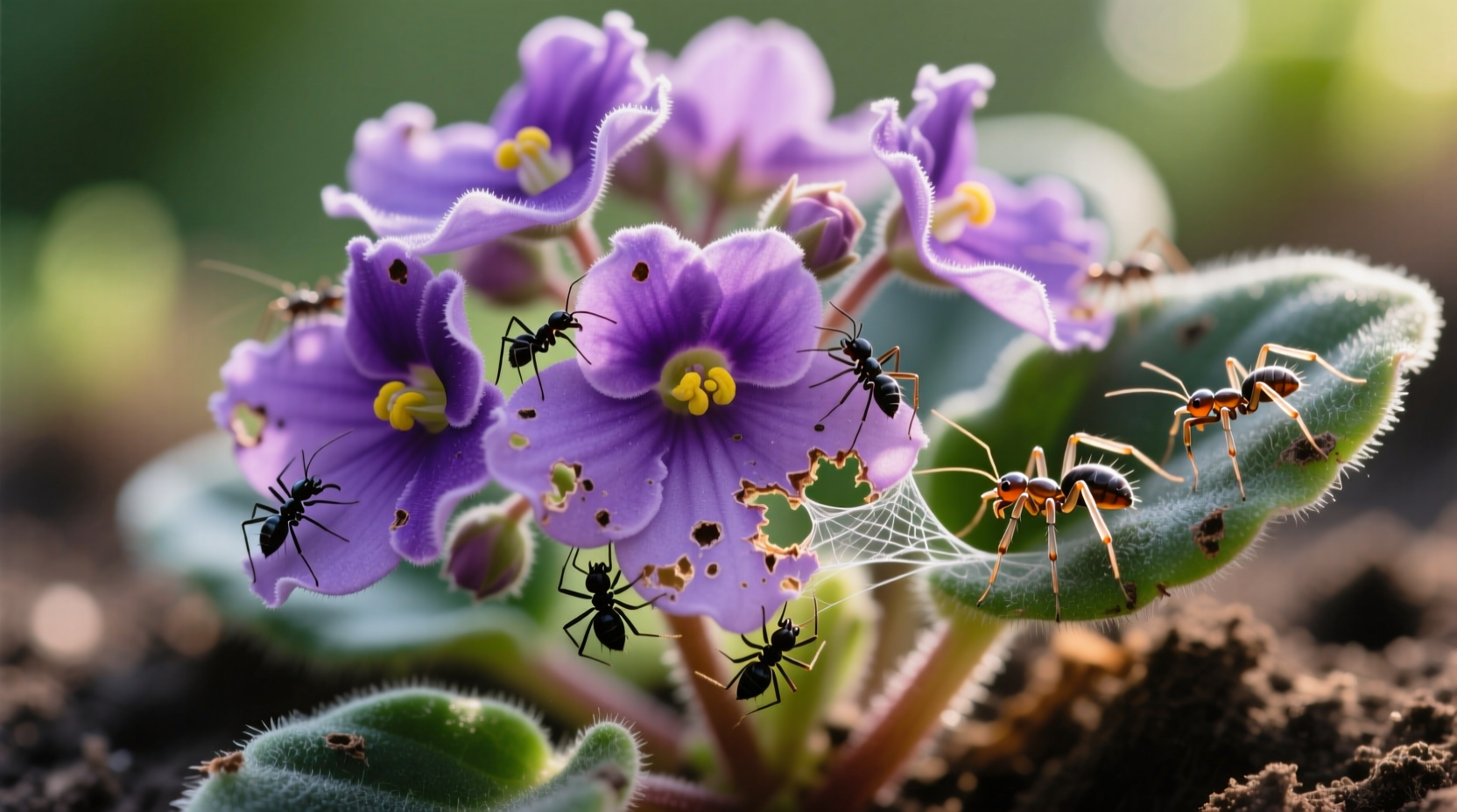 Pests Eating African Violets: 5 Culprits & Proven Fixes