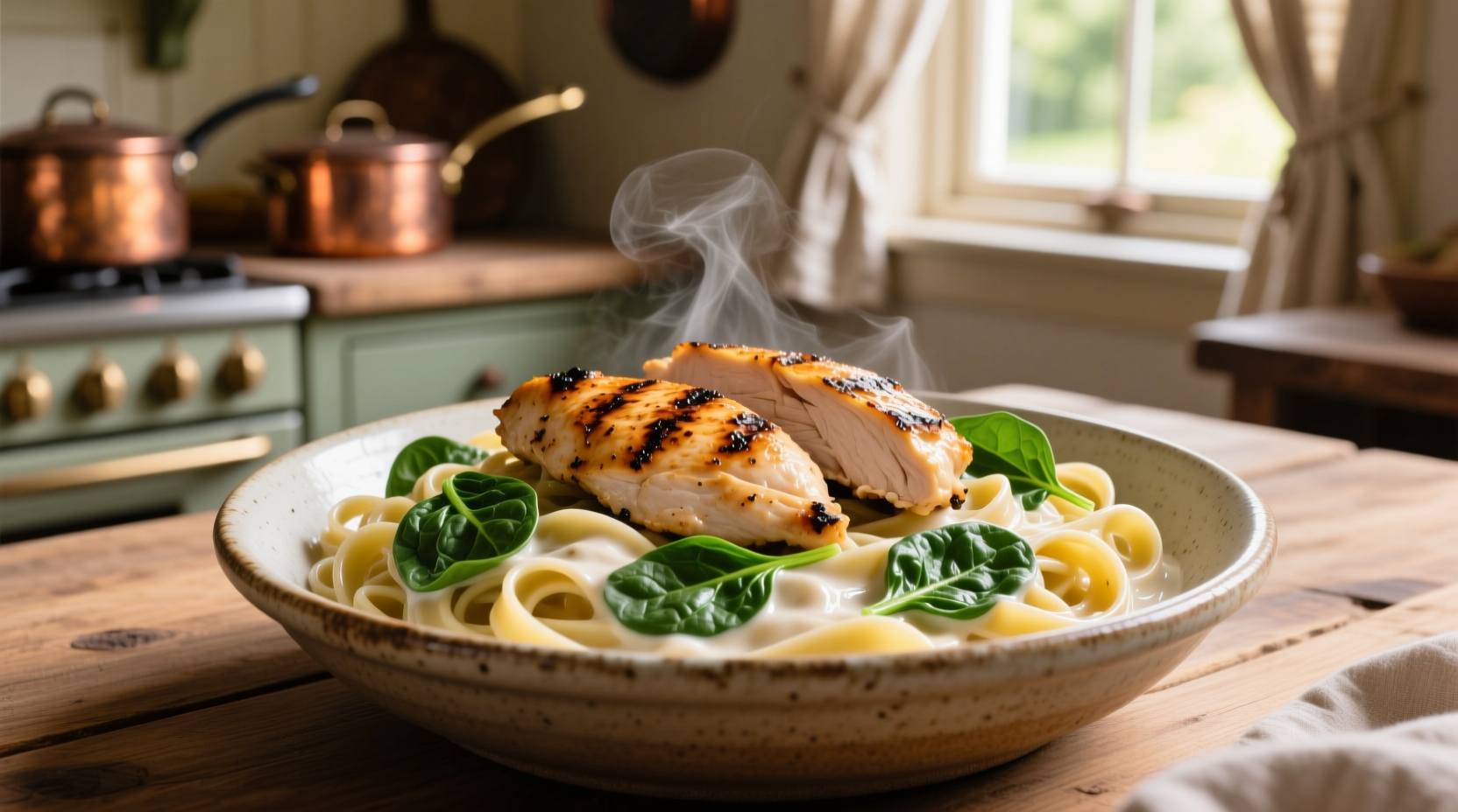 Creamy Spinach Pasta Chicken Recipe: Perfect in 30 Minutes