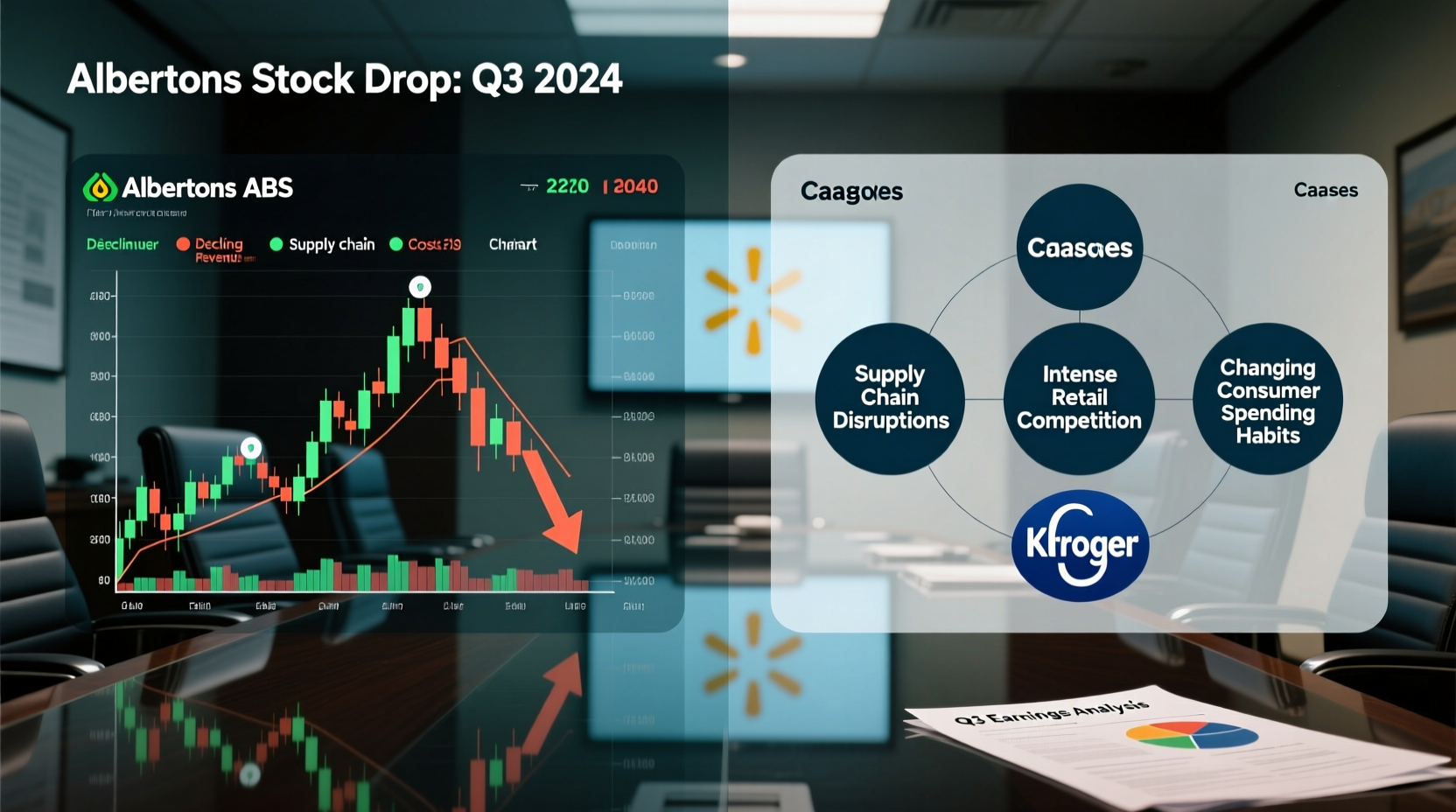 albertsons stock drop analyzing the reasons behind the dip