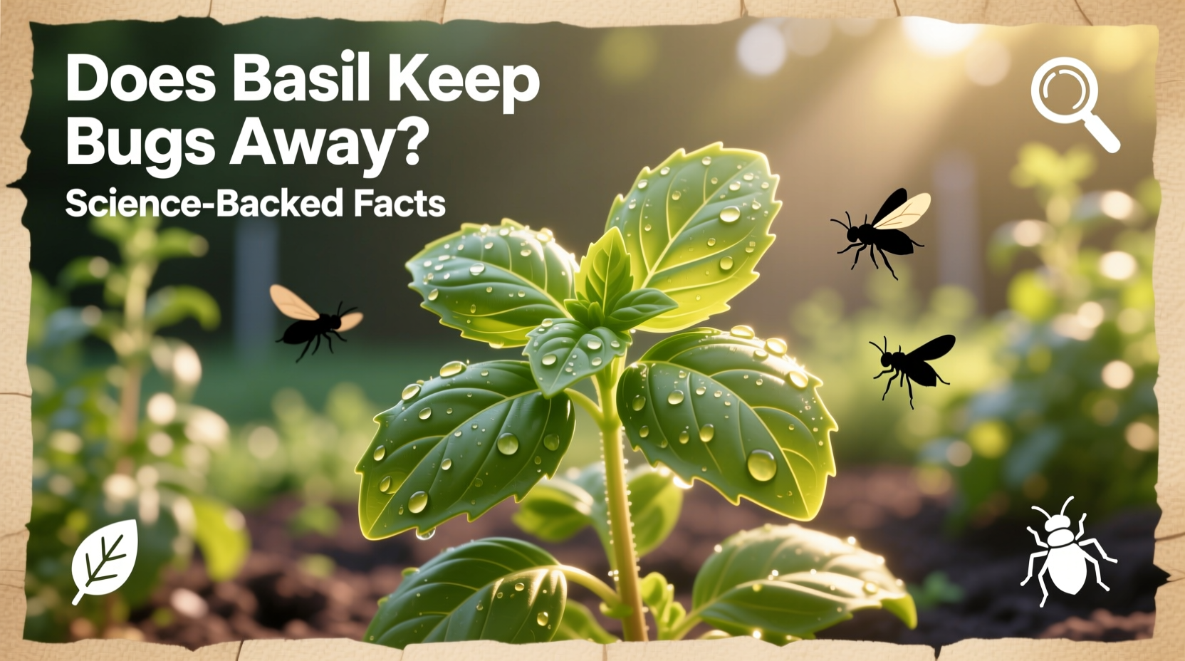 does basil keep bugs away