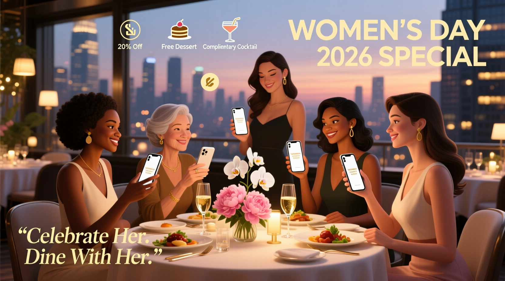 international womens day restaurant deals