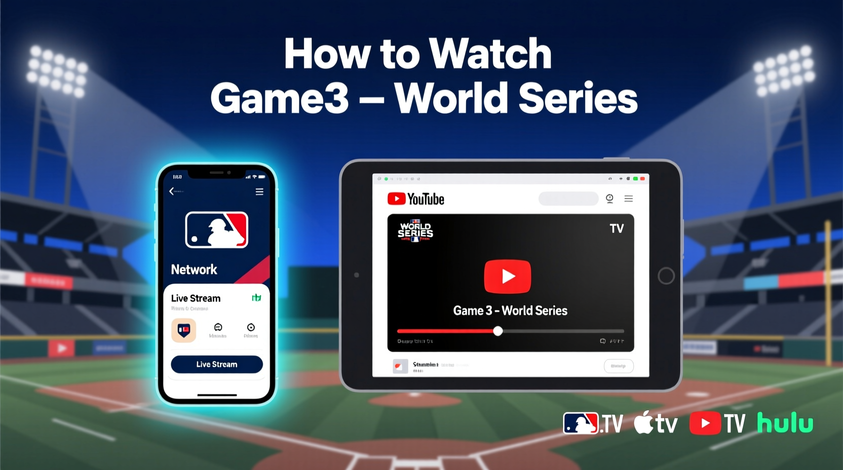 how to watch game 3 of the world series streaming and viewing options explained