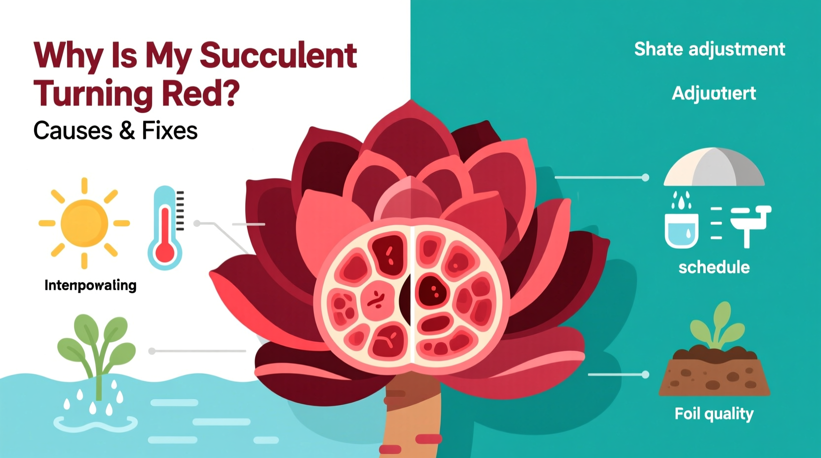 Why Is My Succulent Turning Red? Causes & Fixes