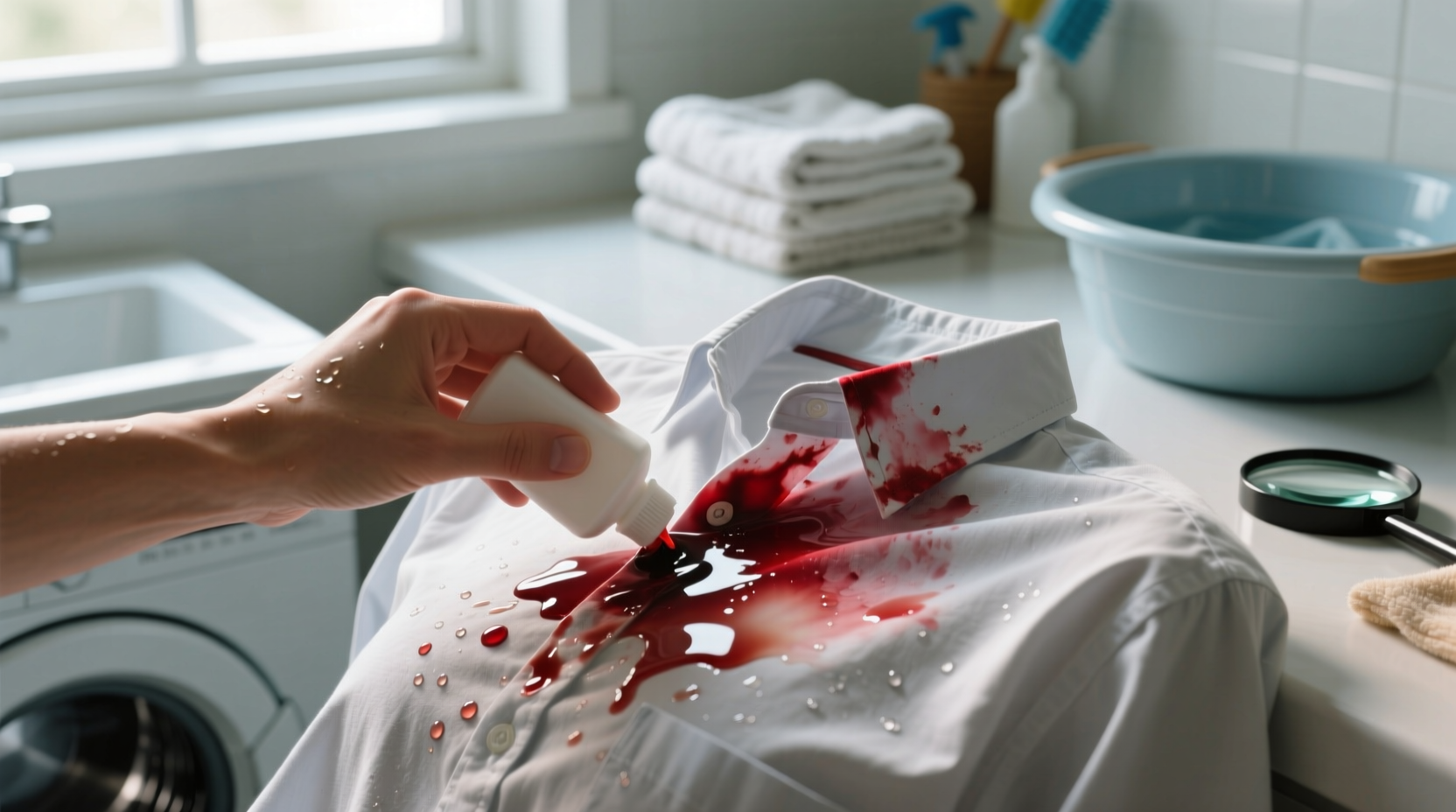 how to remove dye bleeding stains