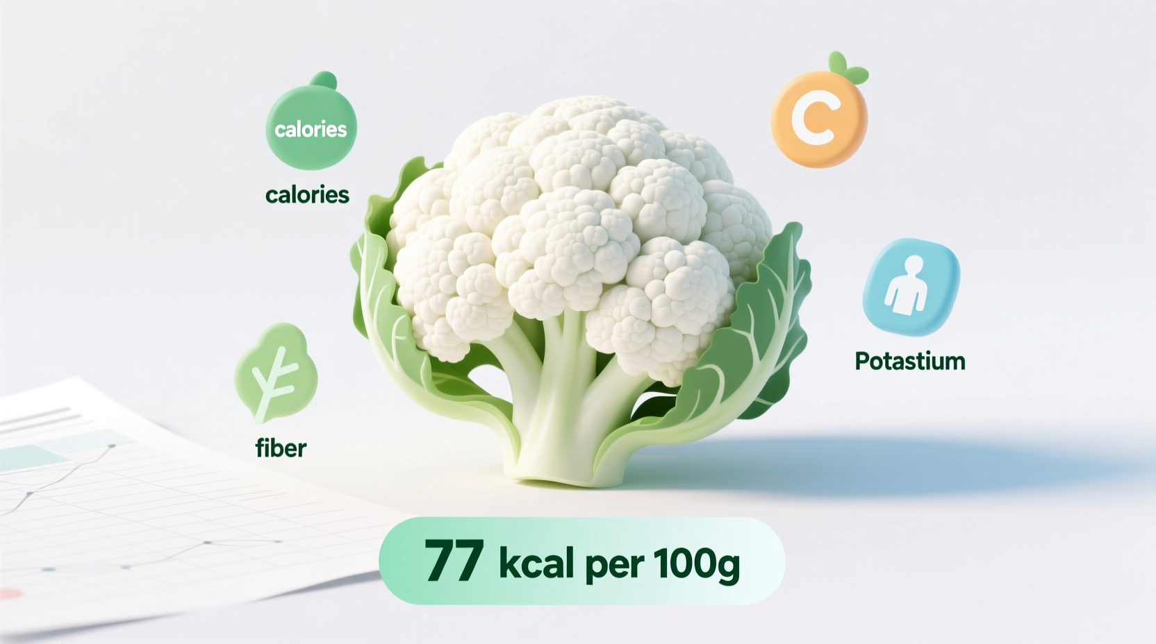 cauliflower how many calories