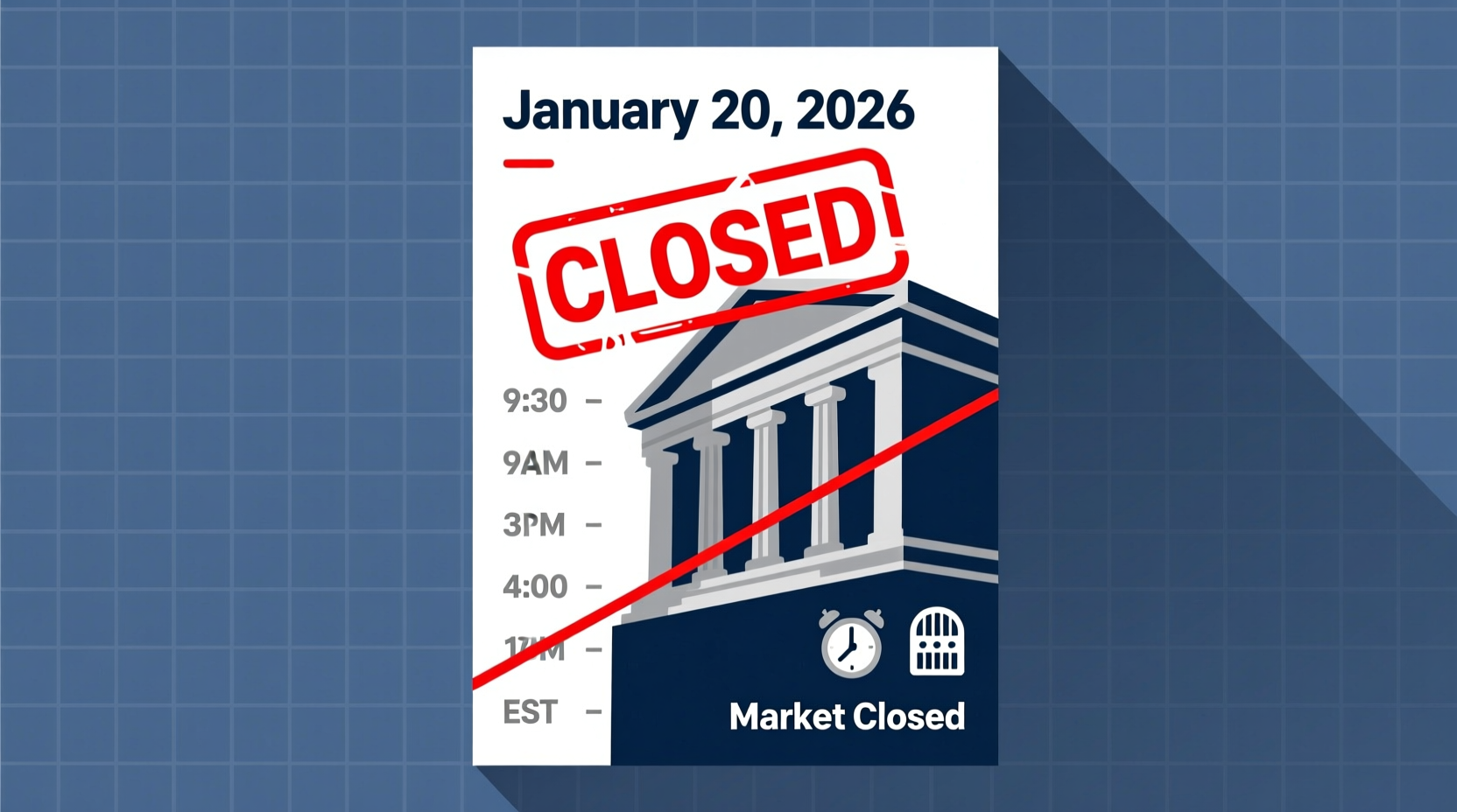 is the stock market open on january 20 2026