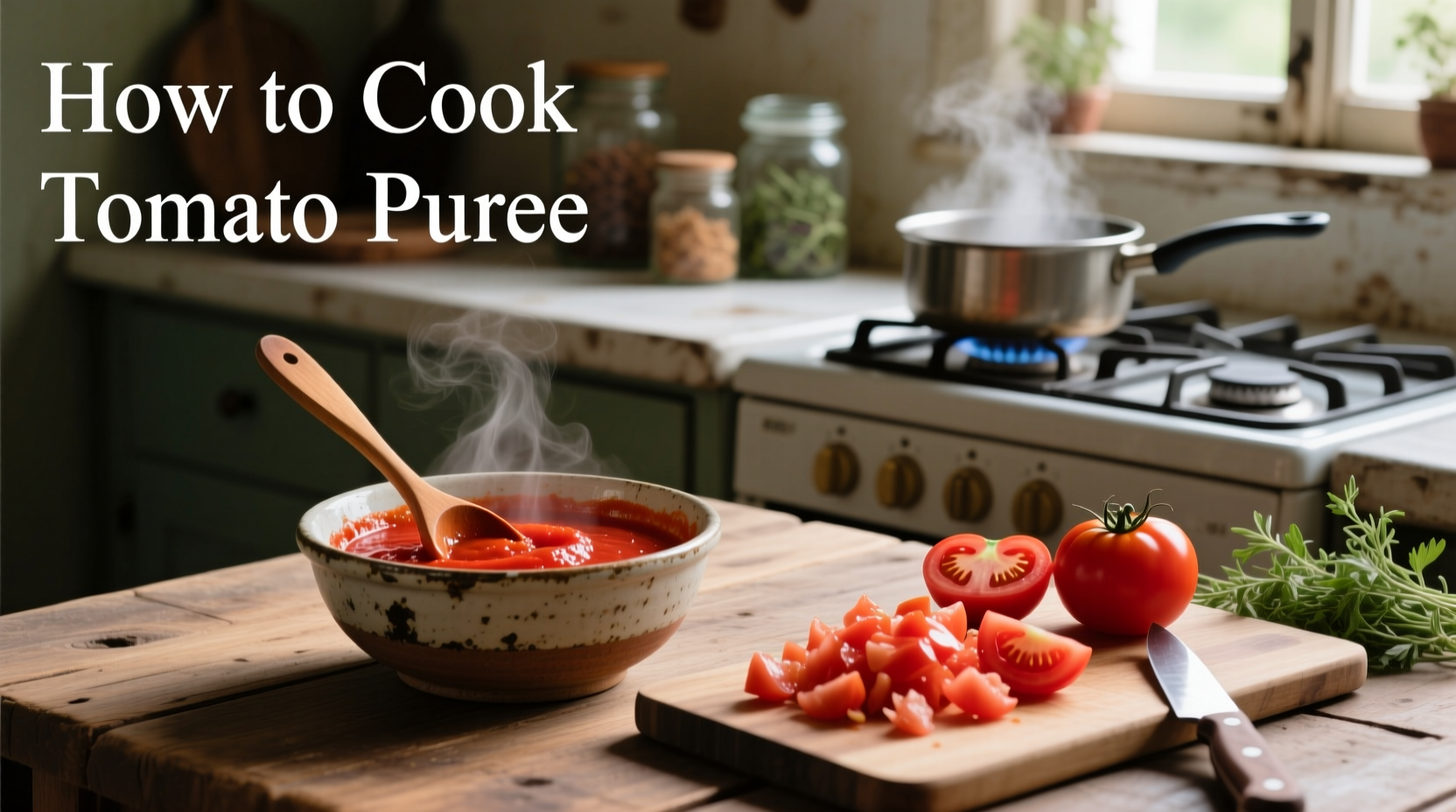 how to cook tomato puree