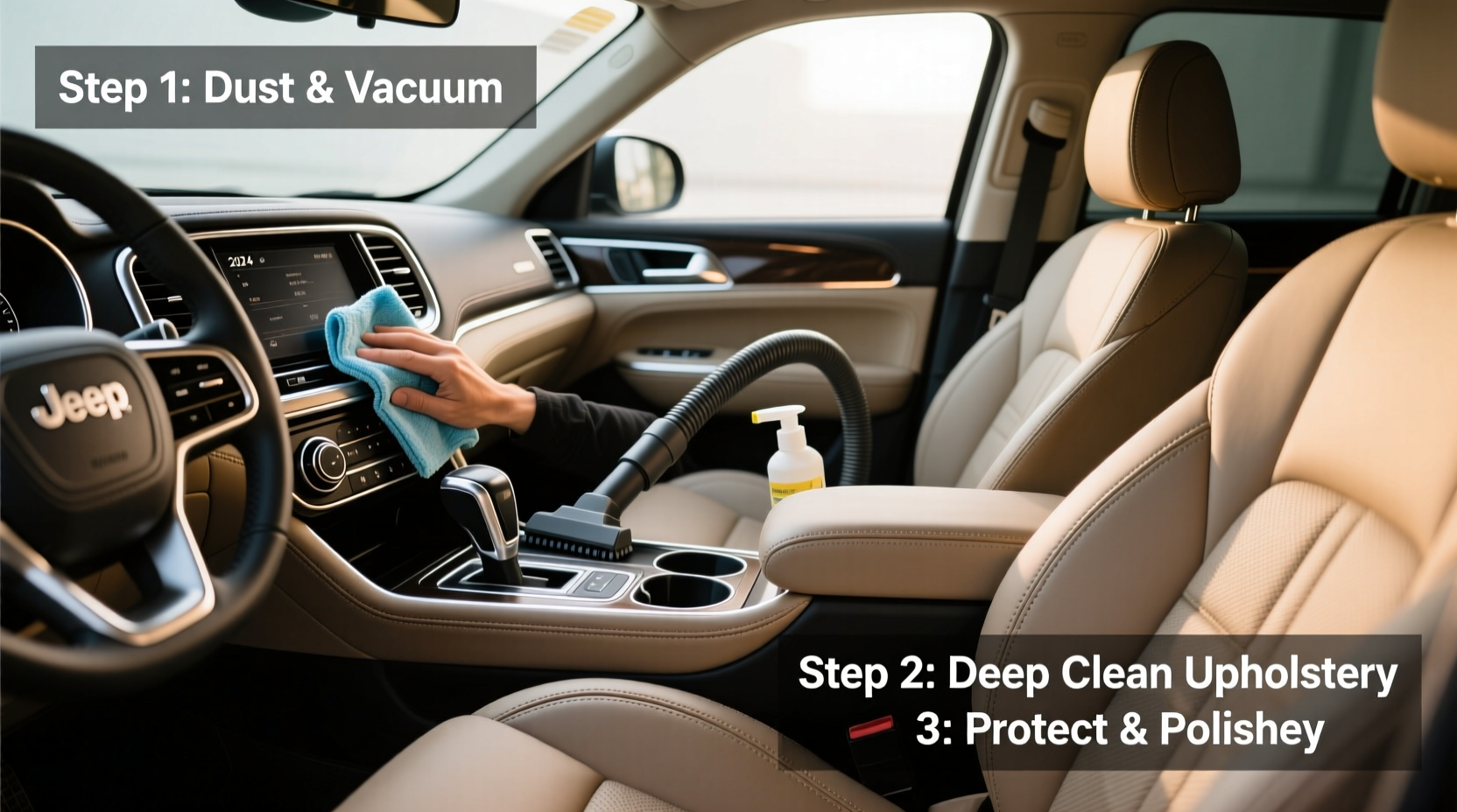 grand cherokee interior cleaning guide